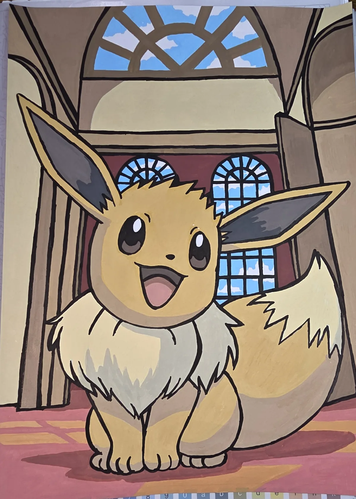 Completed page 29 from Coloriages mystères - Pokémon by Mrs.LCreationscorner