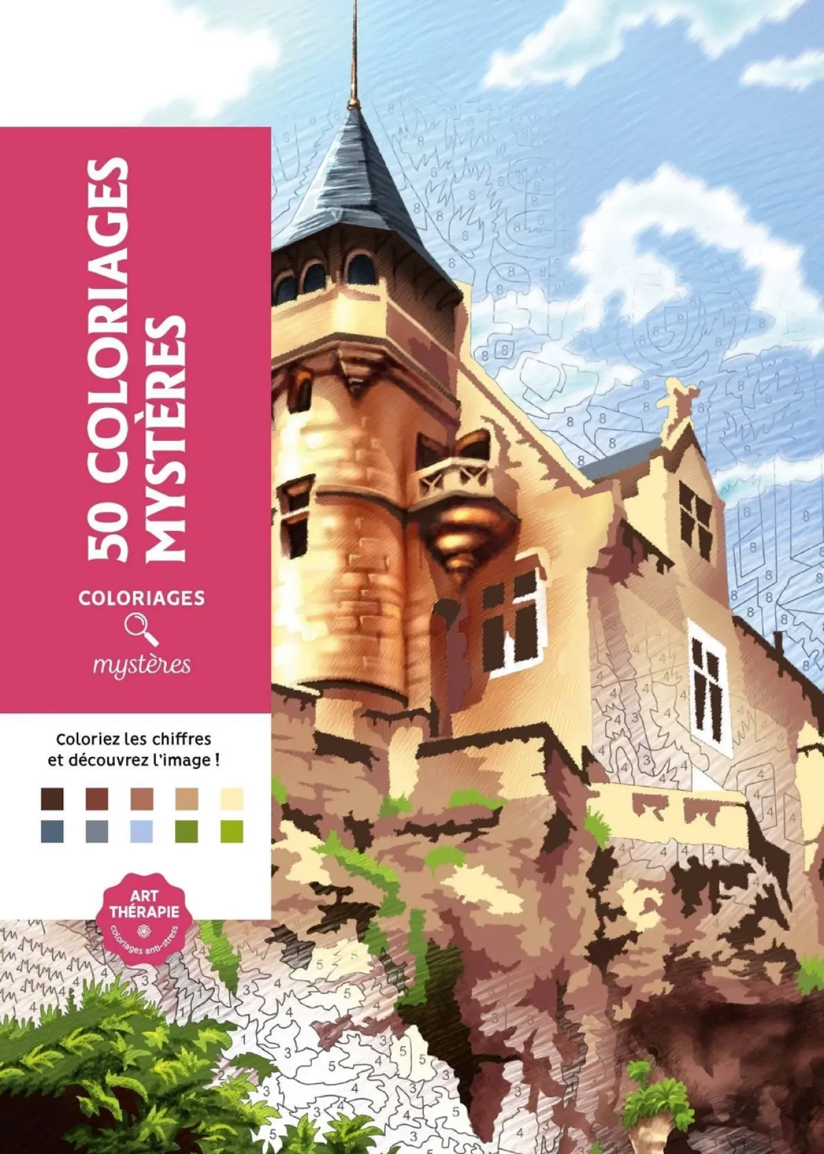 Cover of 50 coloriages mystères.