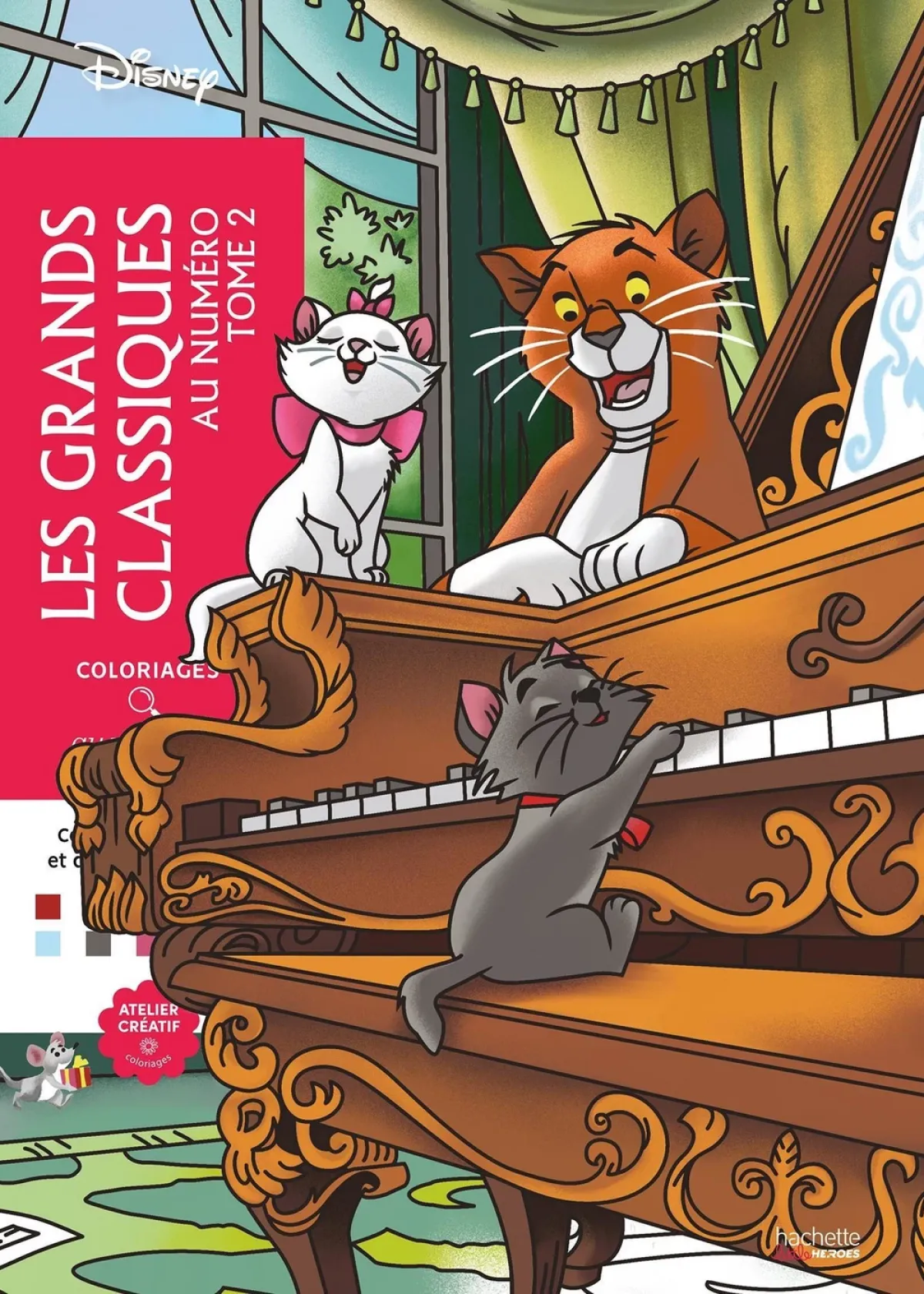 Cover of Coloriages au numéro - Grands classiques Tome 2.