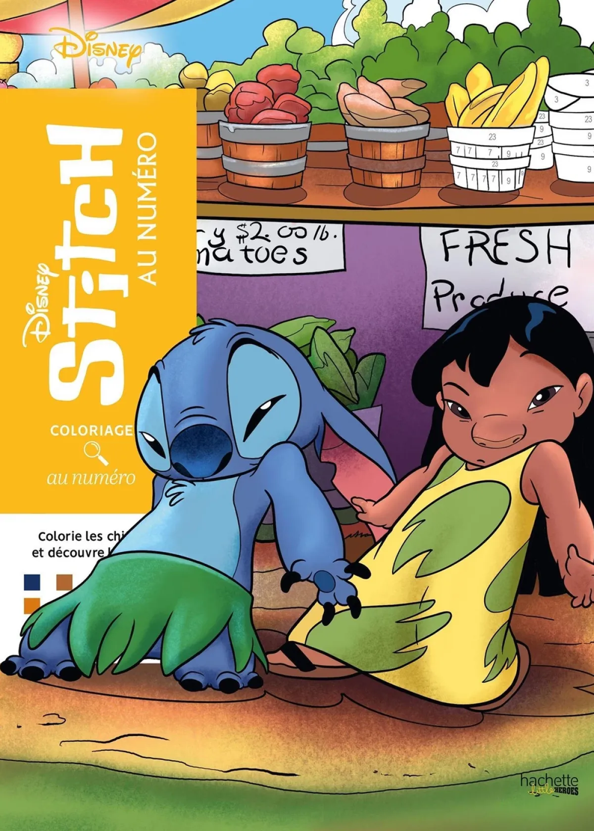 Cover of Coloriages au numéro - Stitch.