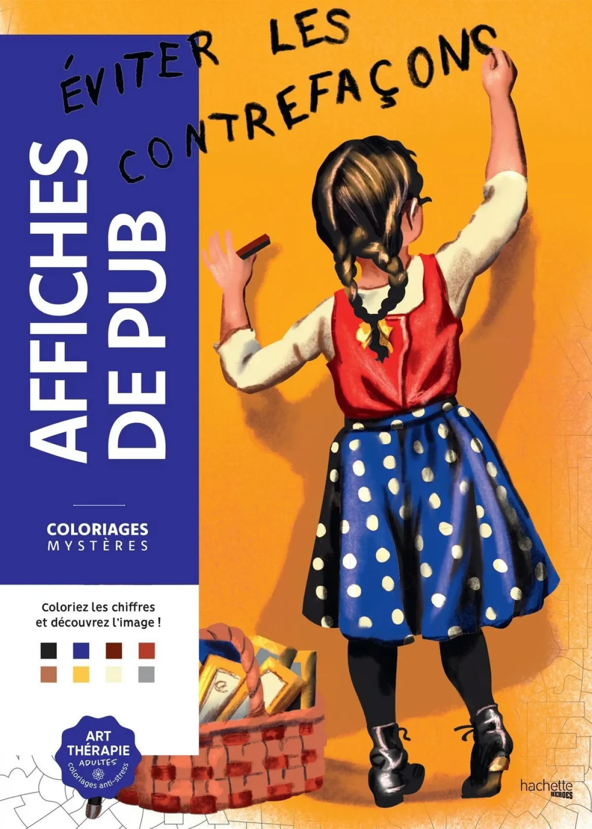 Cover of Coloriages mystères - Affiches de pub.