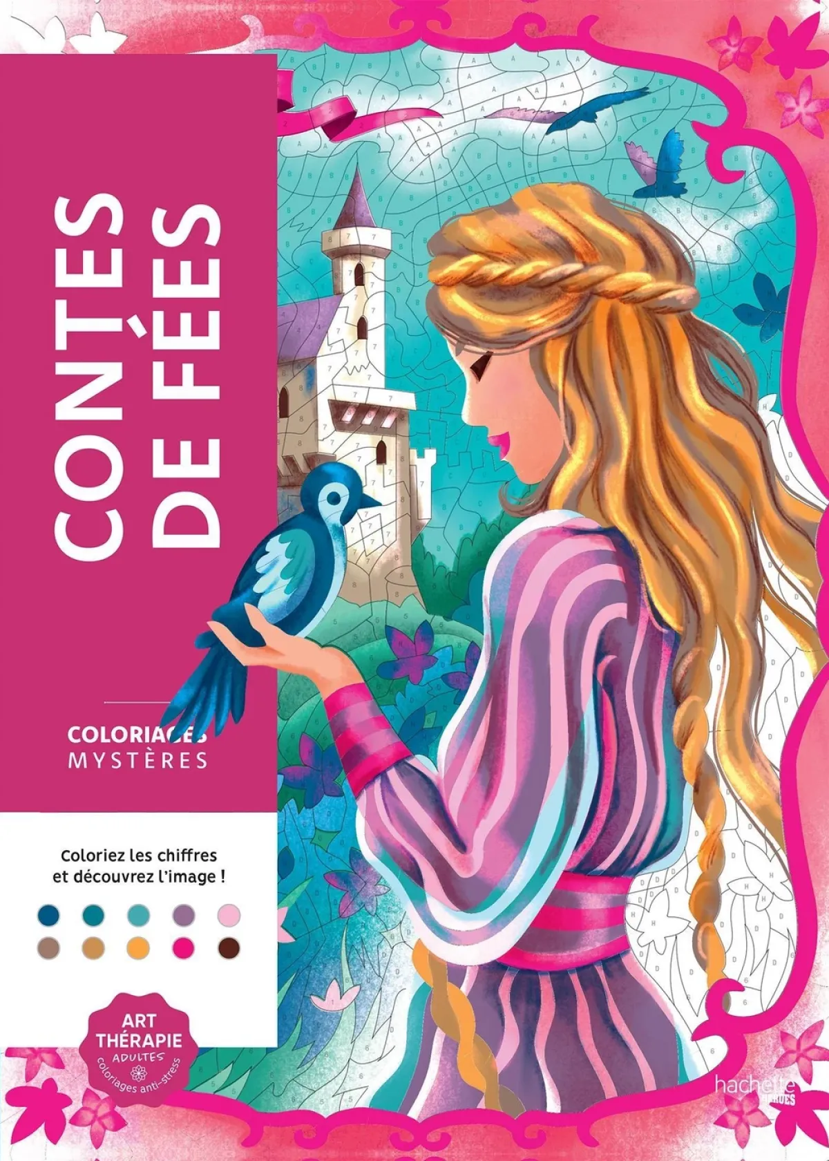Cover of Coloriages mystères - Contes de fées.