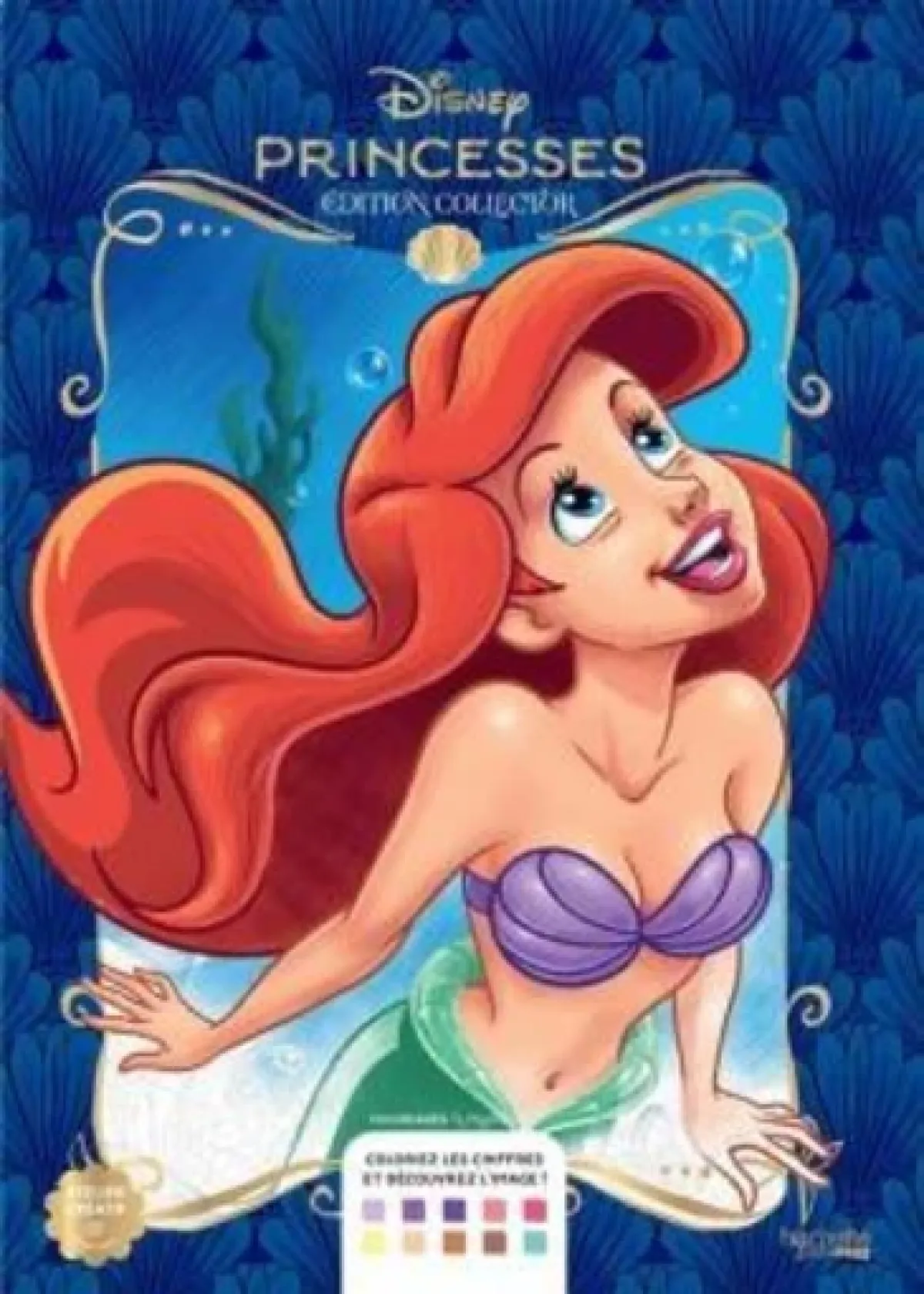 Cover of Coloriages mystères Disney Collector - Princesses.
