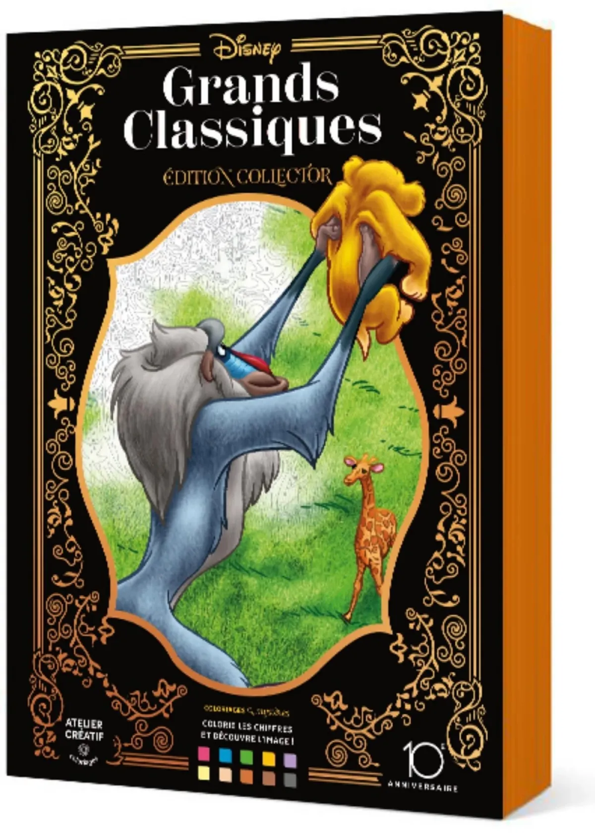 Cover of Coloriages mystères Disney - Grands classiques Tome 1 - Collector 10 ans.
