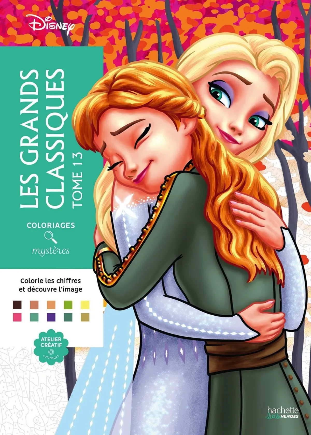 Cover of Coloriages mystères Disney - Grands classiques Tome 13.