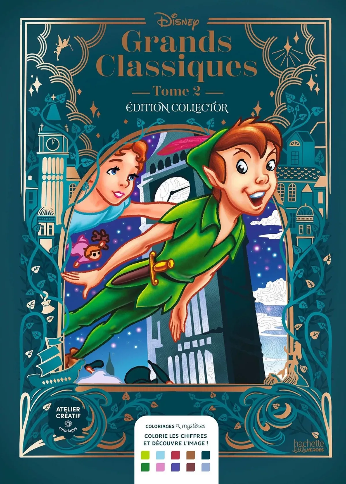 Cover of Coloriages Mystères Disney - Grands classiques Tome 2 - Collector.