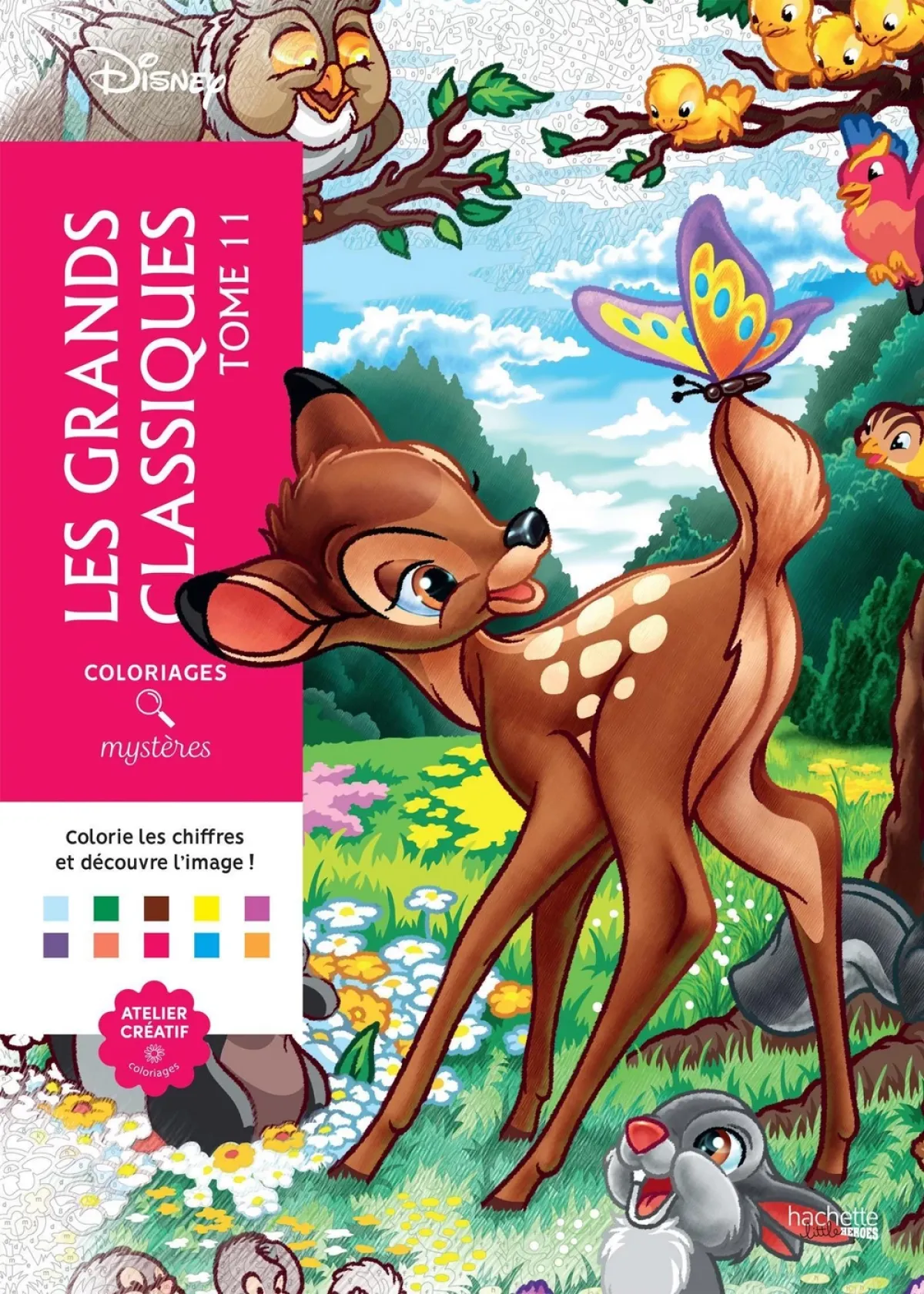 Cover of Coloriages mystères Disney - Les Grands classiques Tome 11.