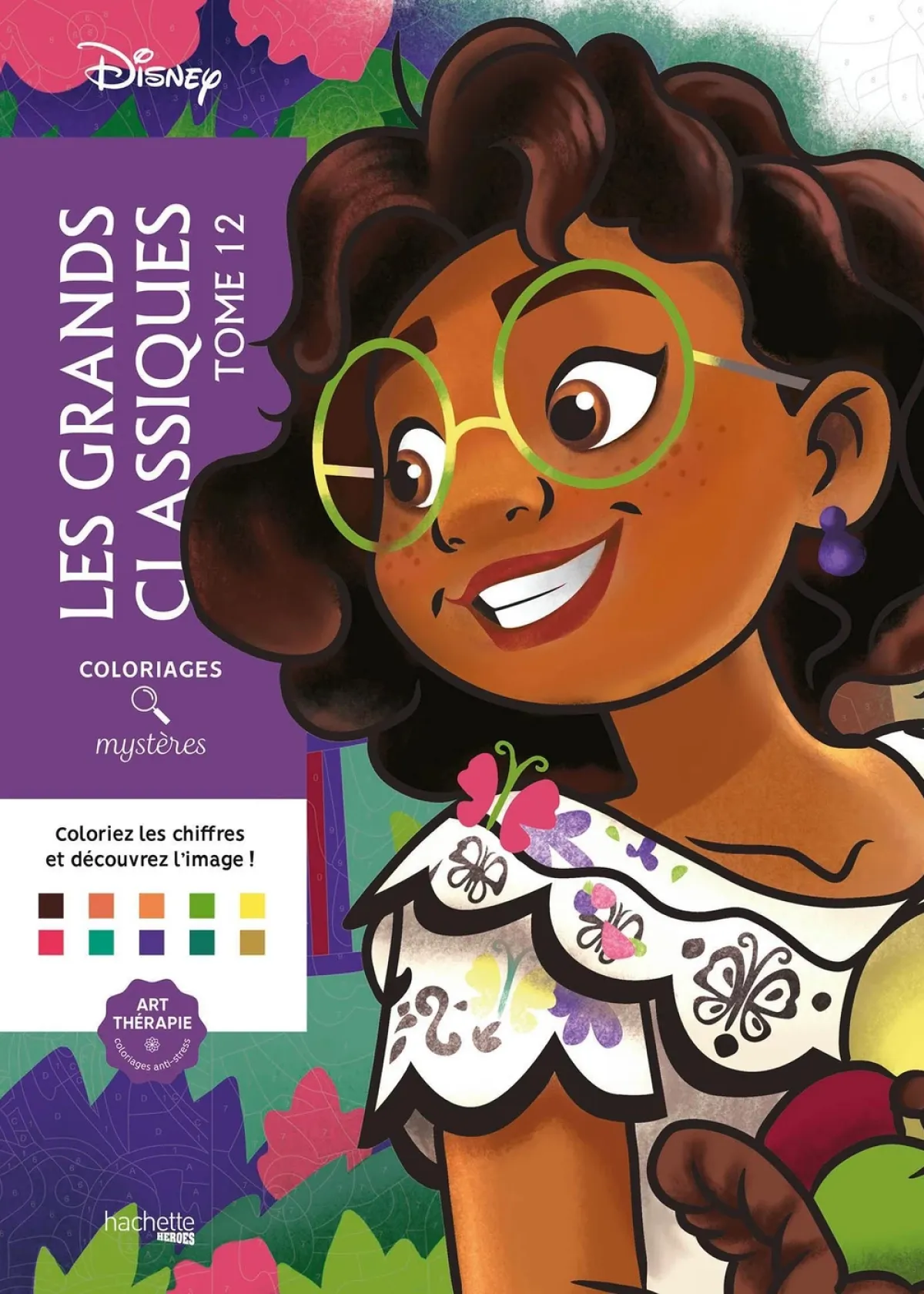 Cover of Coloriages mystères Disney - Les Grands classiques Tome 12.