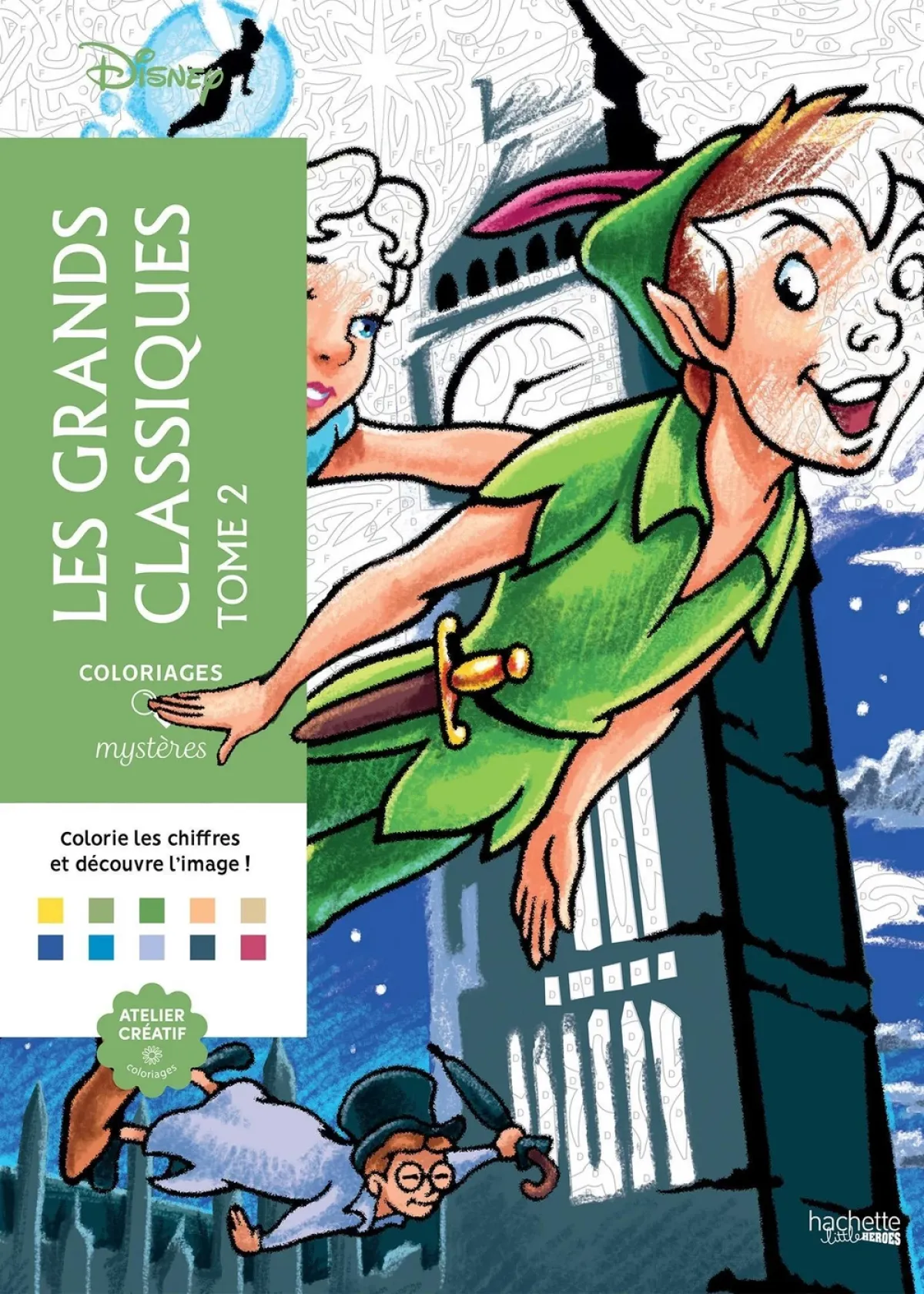 Cover of Coloriages mystères Disney - Les Grands classiques Tome 2.