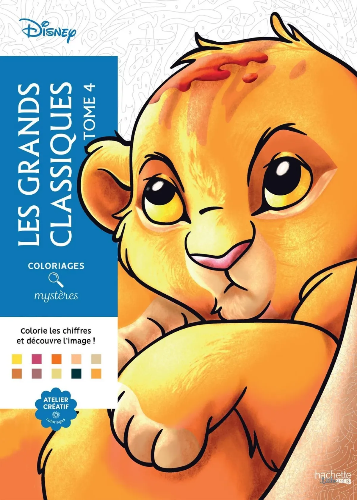 Cover of Coloriages mystères Disney - Les Grands classiques Tome 4.