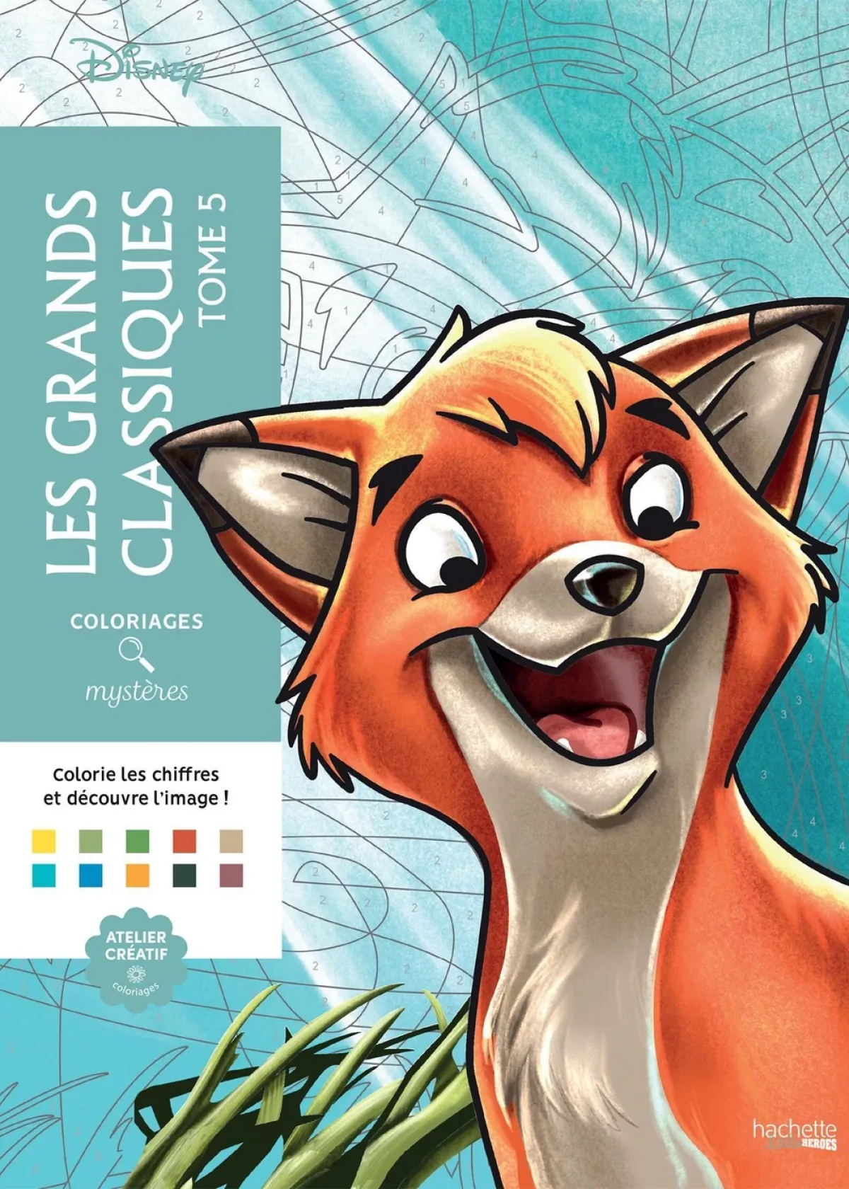 Cover of Coloriages mystères Disney - Les Grands classiques Tome 5.