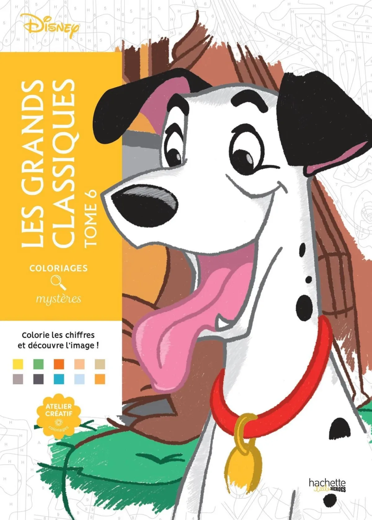 Cover of Coloriages mystères Disney - Les Grands classiques Tome 6.