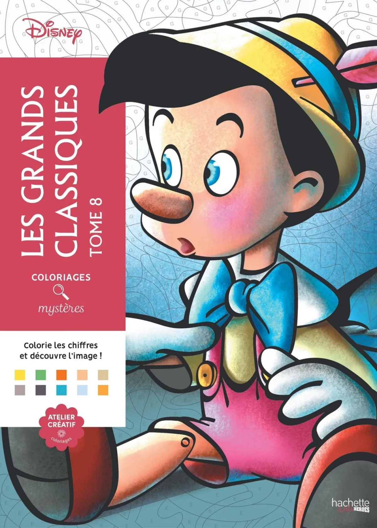 Cover of Coloriages mystères Disney - Les Grands classiques Tome 8.