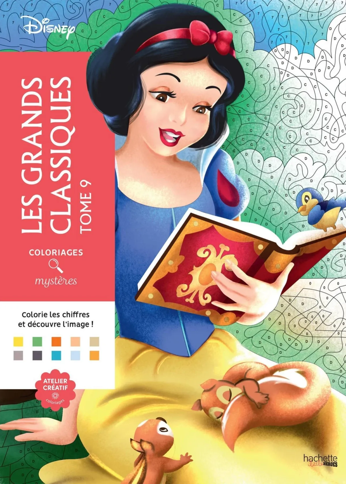 Cover of Coloriages mystères Disney - Les Grands classiques Tome 9.