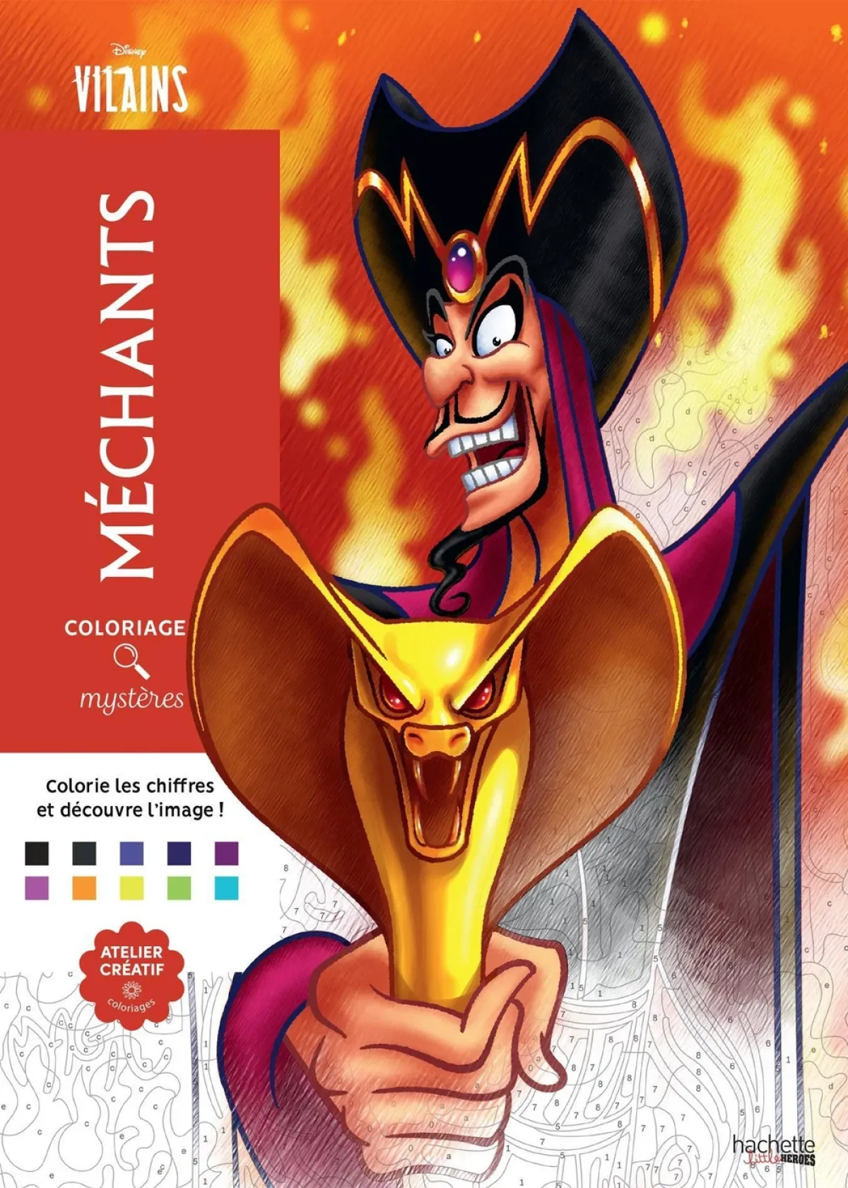 Cover of Coloriages Mystères Disney - Méchants.