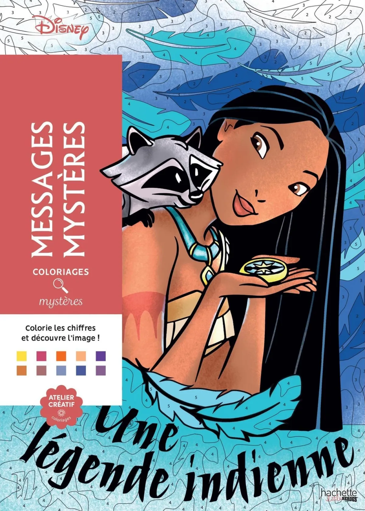 Cover of Coloriages mystères Disney - Messages mystères.