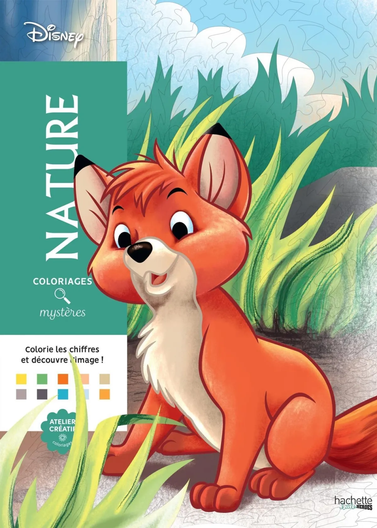 Cover of Coloriages mystères Disney - Nature.