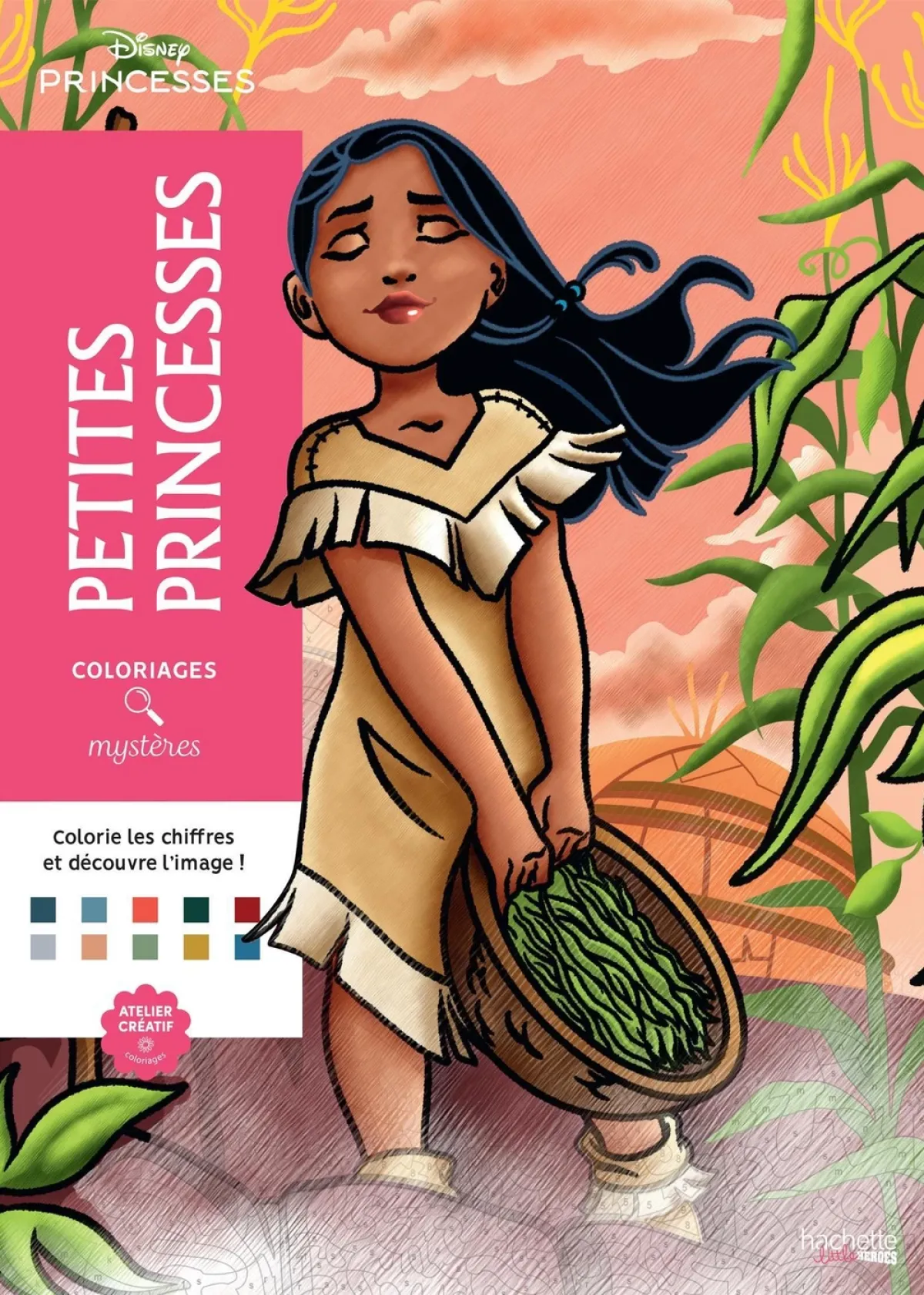 Cover of Coloriages mystères Disney - Petites princesses.