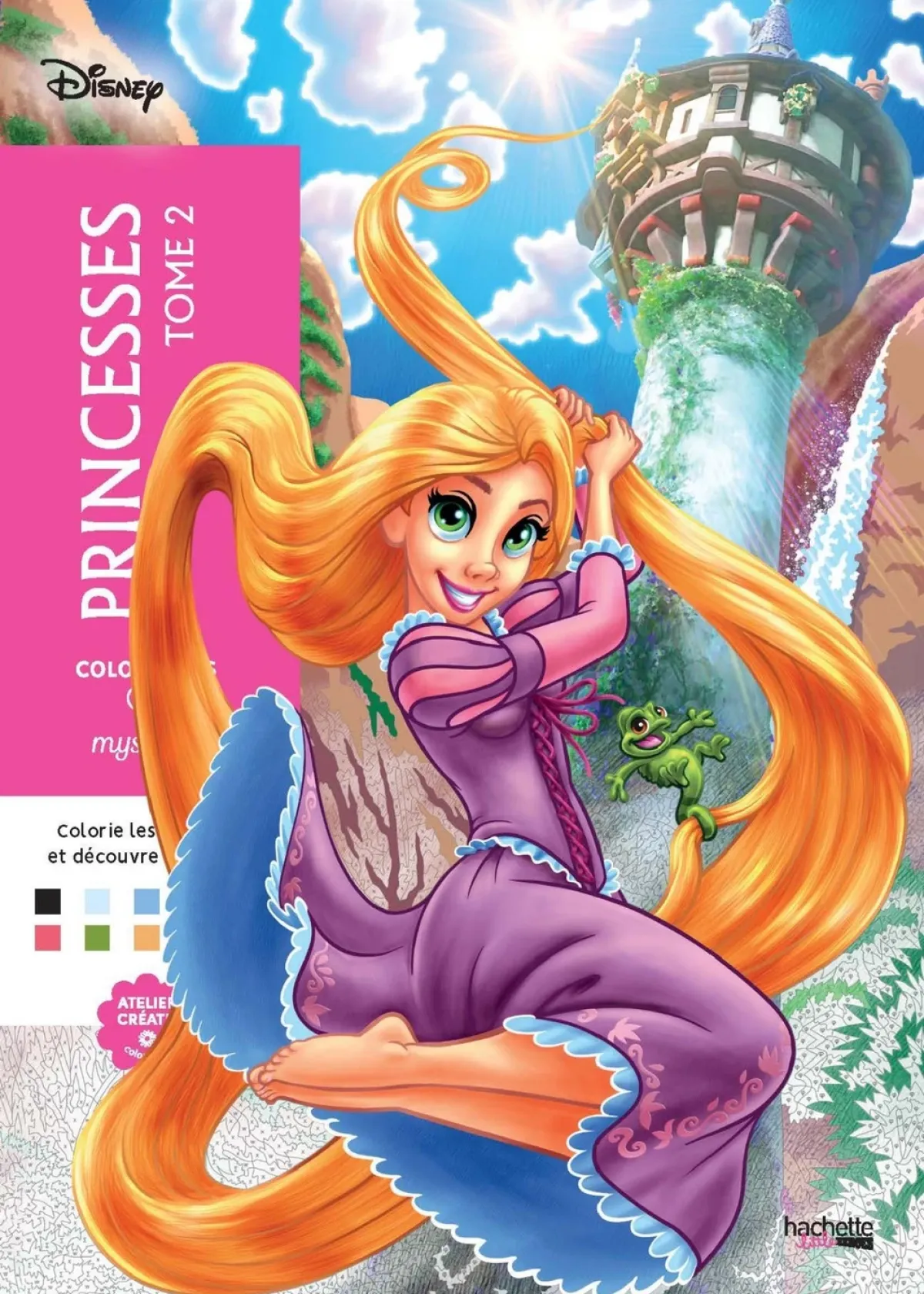 Cover of Coloriages mystères Disney - Princesses Tome 2.
