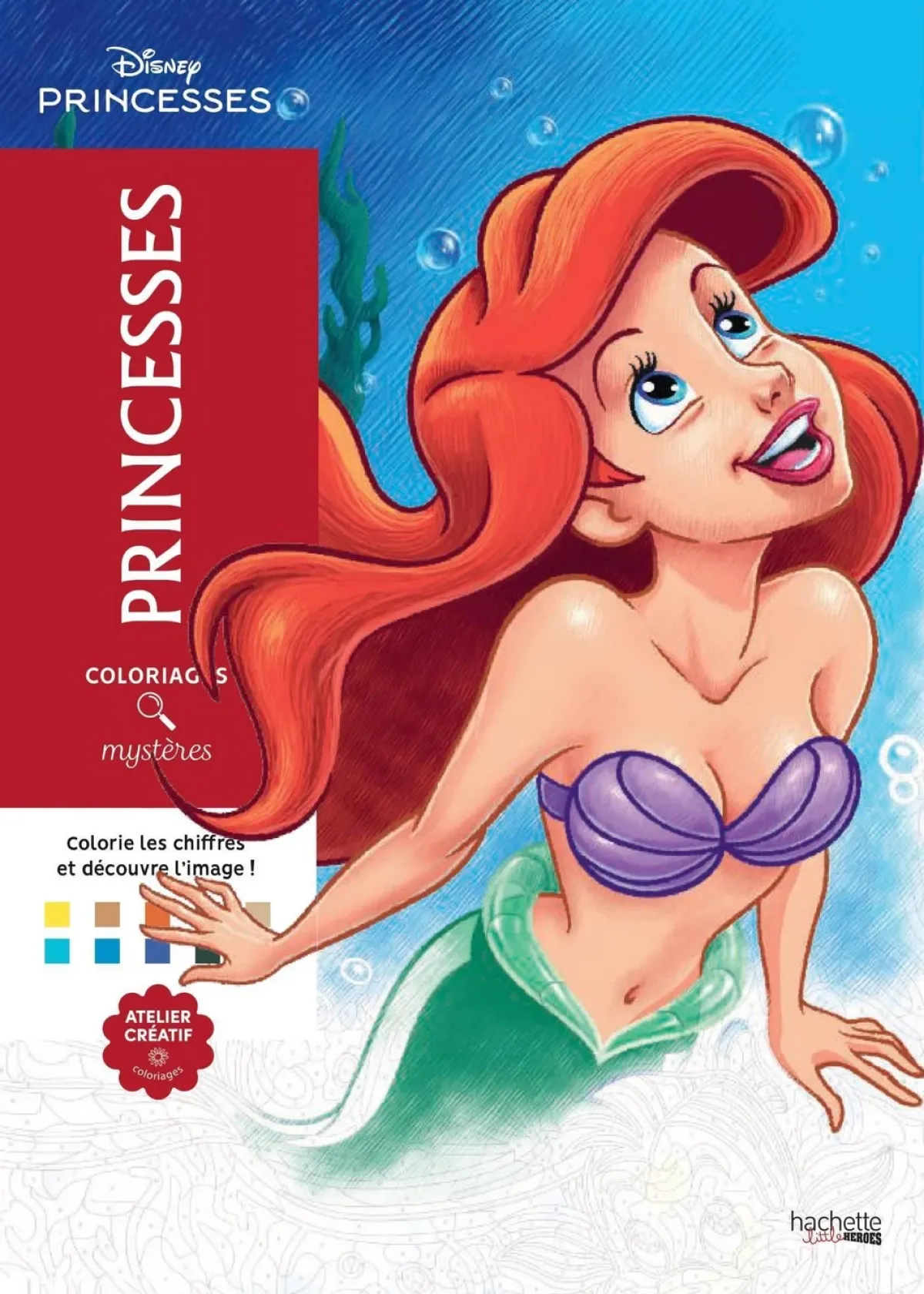 Cover of Coloriages mystères Disney - Princesses.