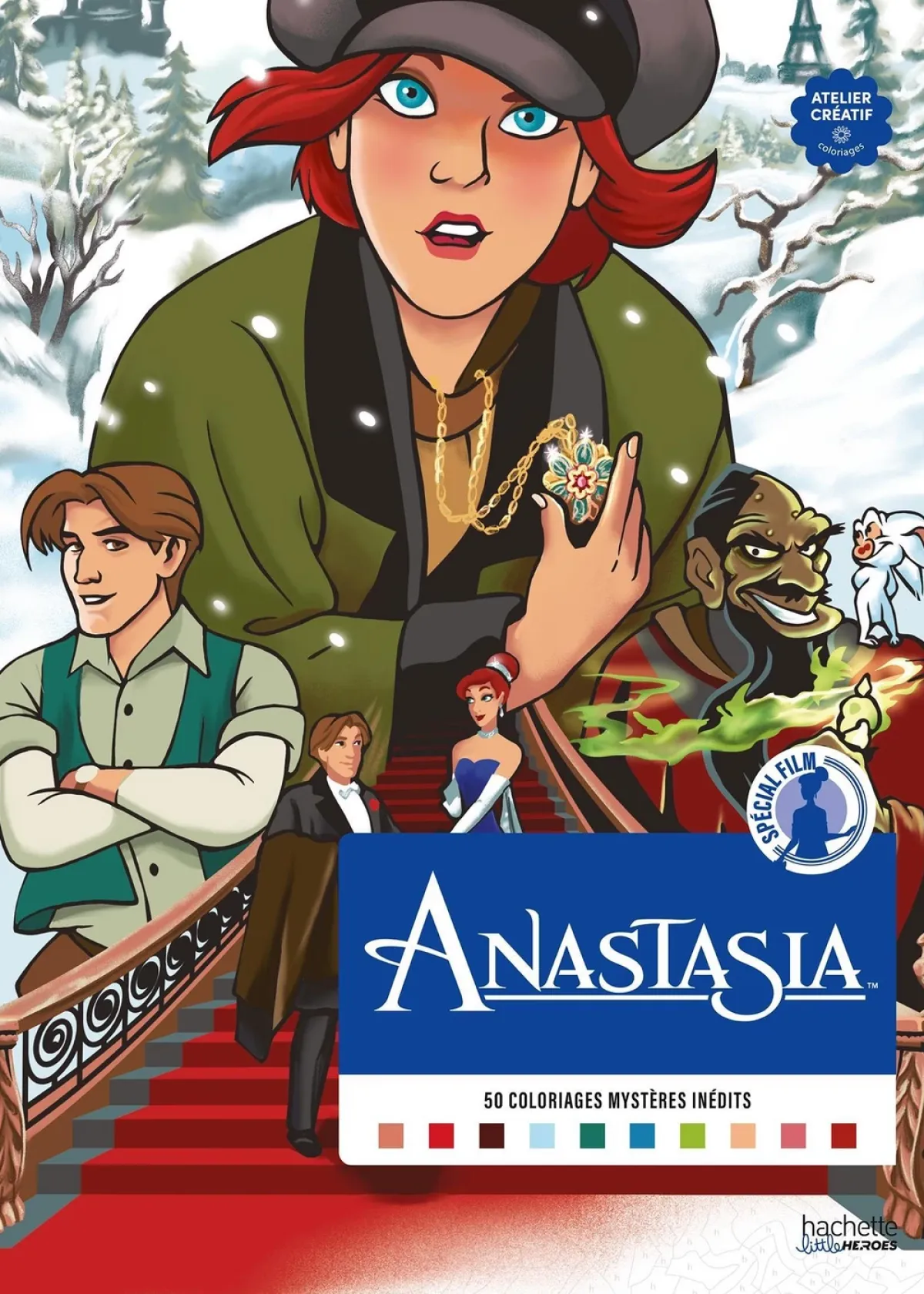 Cover of Coloriages Mystères Disney - Spécial film : Anastasia.