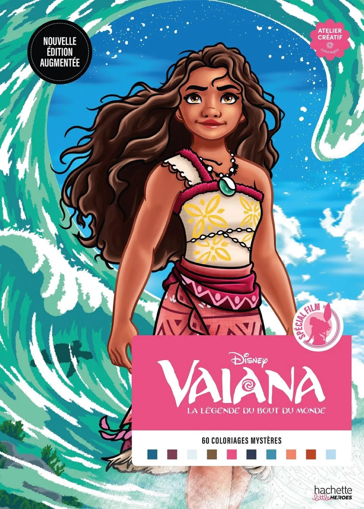 Cover of Coloriages mystères Disney - Spécial Film : Vaiana - Nouvelle édition augmentée.