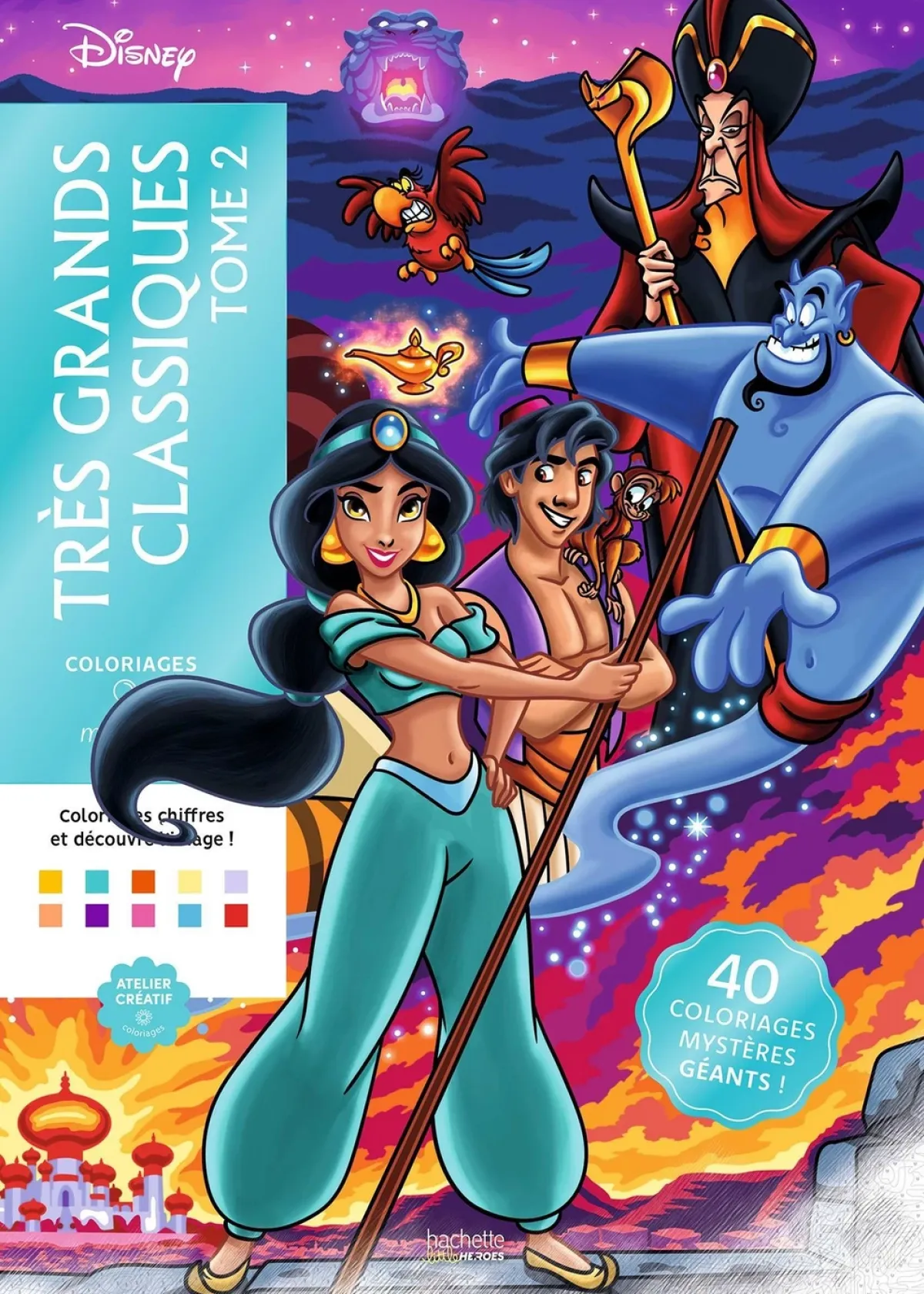 Cover of Coloriages Mystères Disney - Très grands classiques Tome 02.