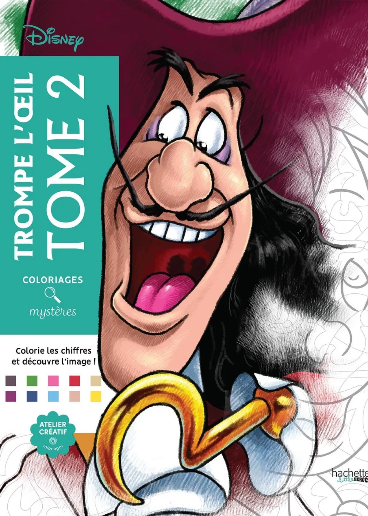 Cover of Coloriages mystères Disney - Trompe l'oeil Tome 2.