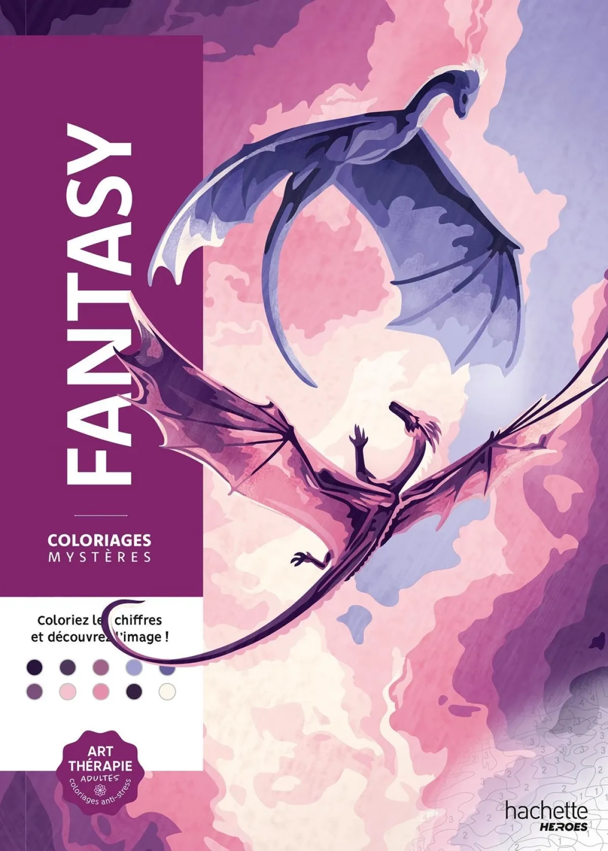 Cover of Coloriages mystères Fantasy.