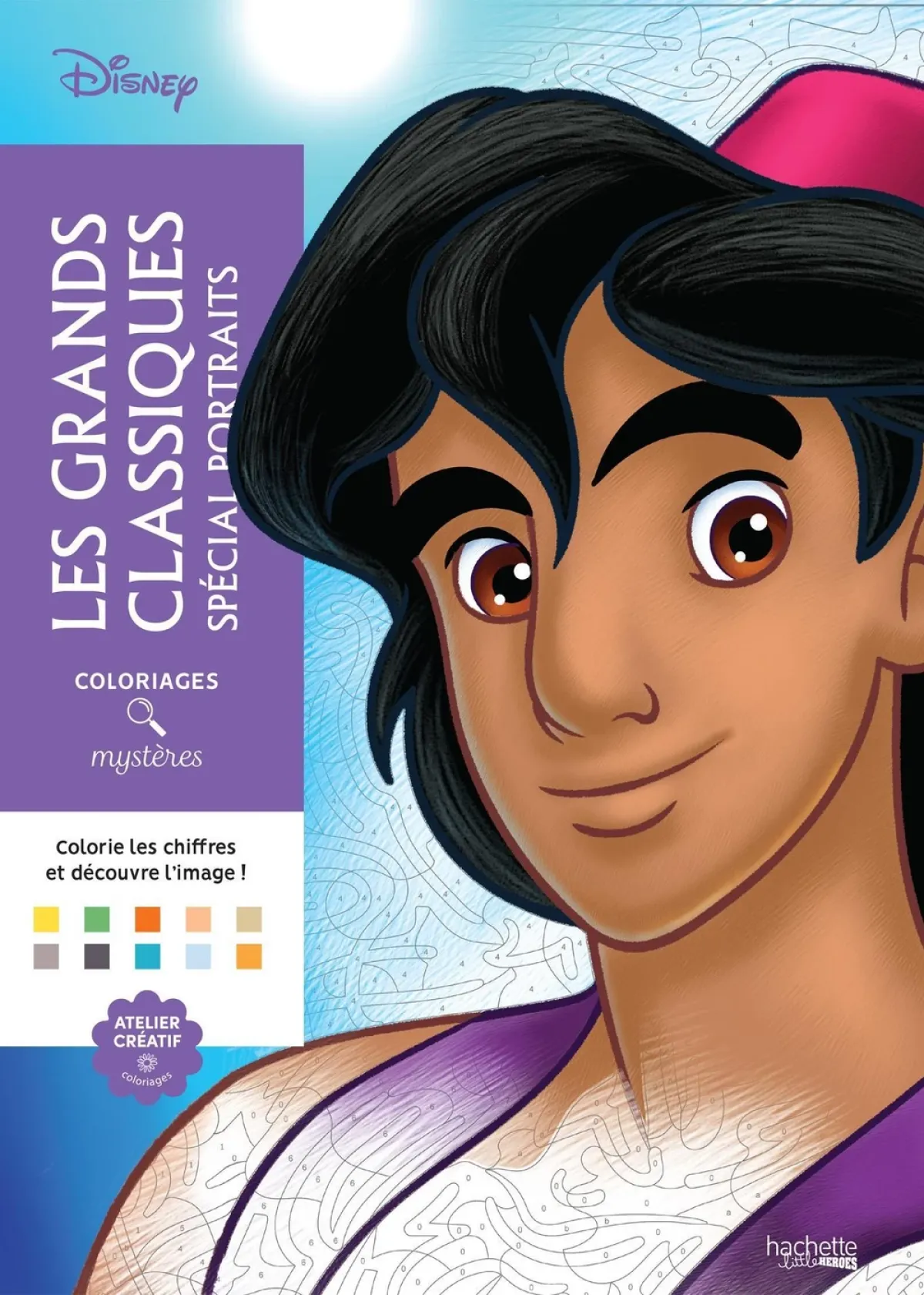 Cover of Coloriages mystères - Grands classiques Spécial Portraits.