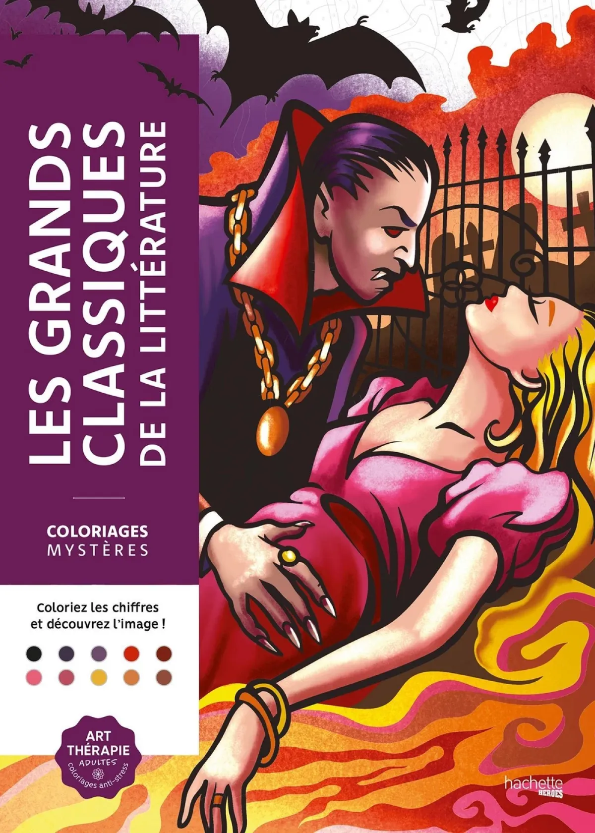 Cover of Coloriages mystères - Les grands classiques de la littérature.