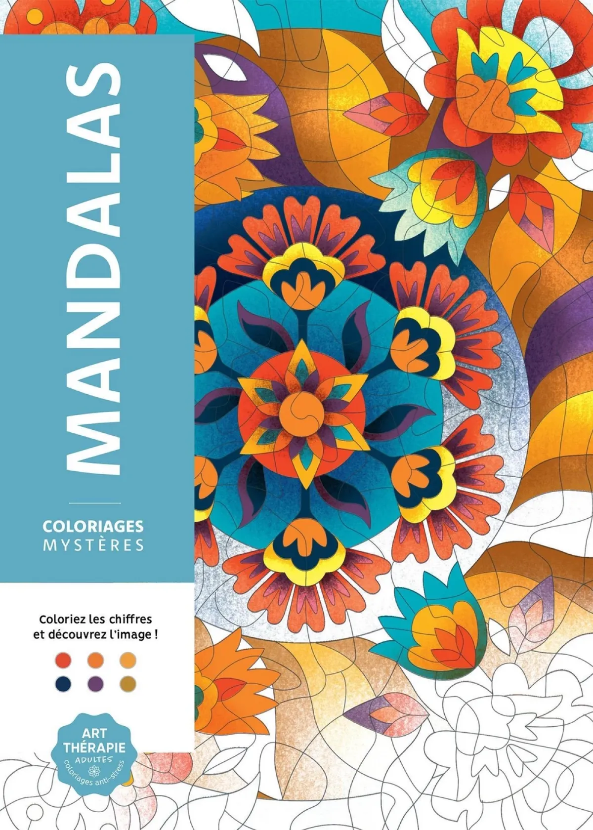 Cover of Coloriages mystères - Mandalas.