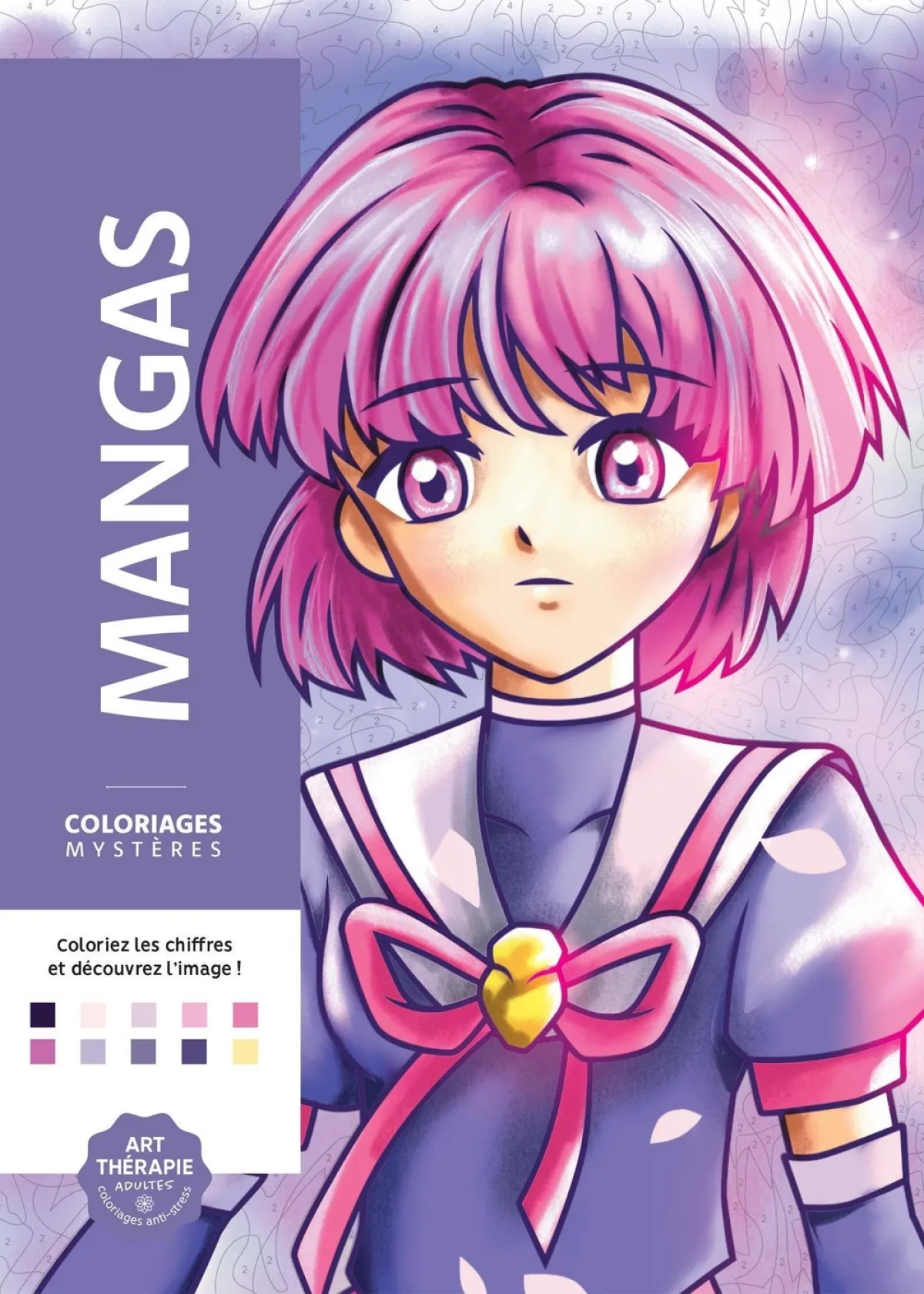 Cover of Coloriages mystères - Mangas.