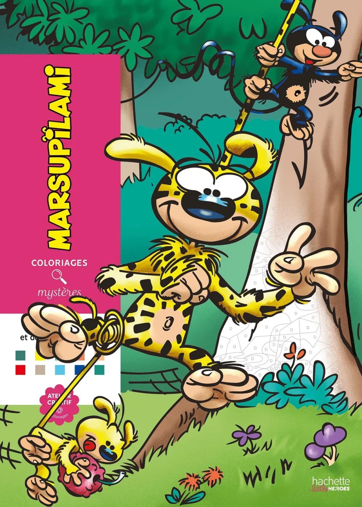 Cover of Coloriages mystères - Marsupilami.