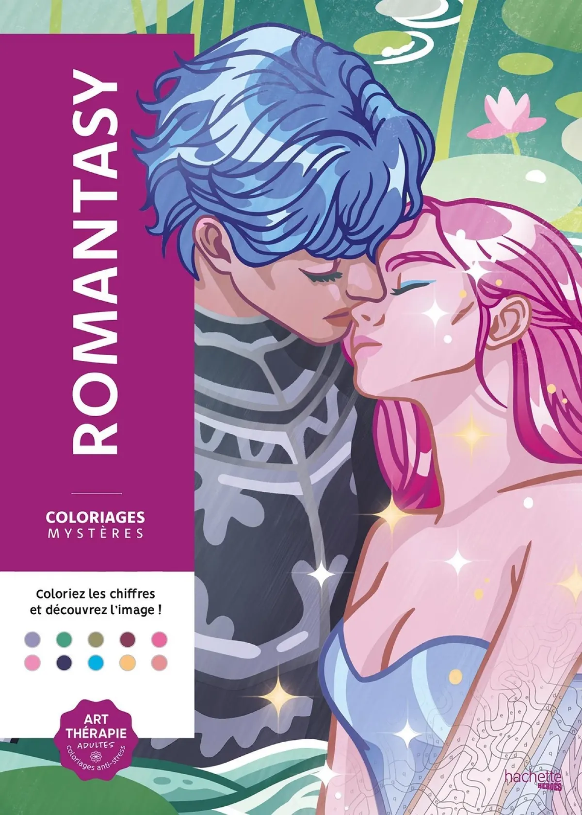 Cover of Coloriages mystères - Romantasy.