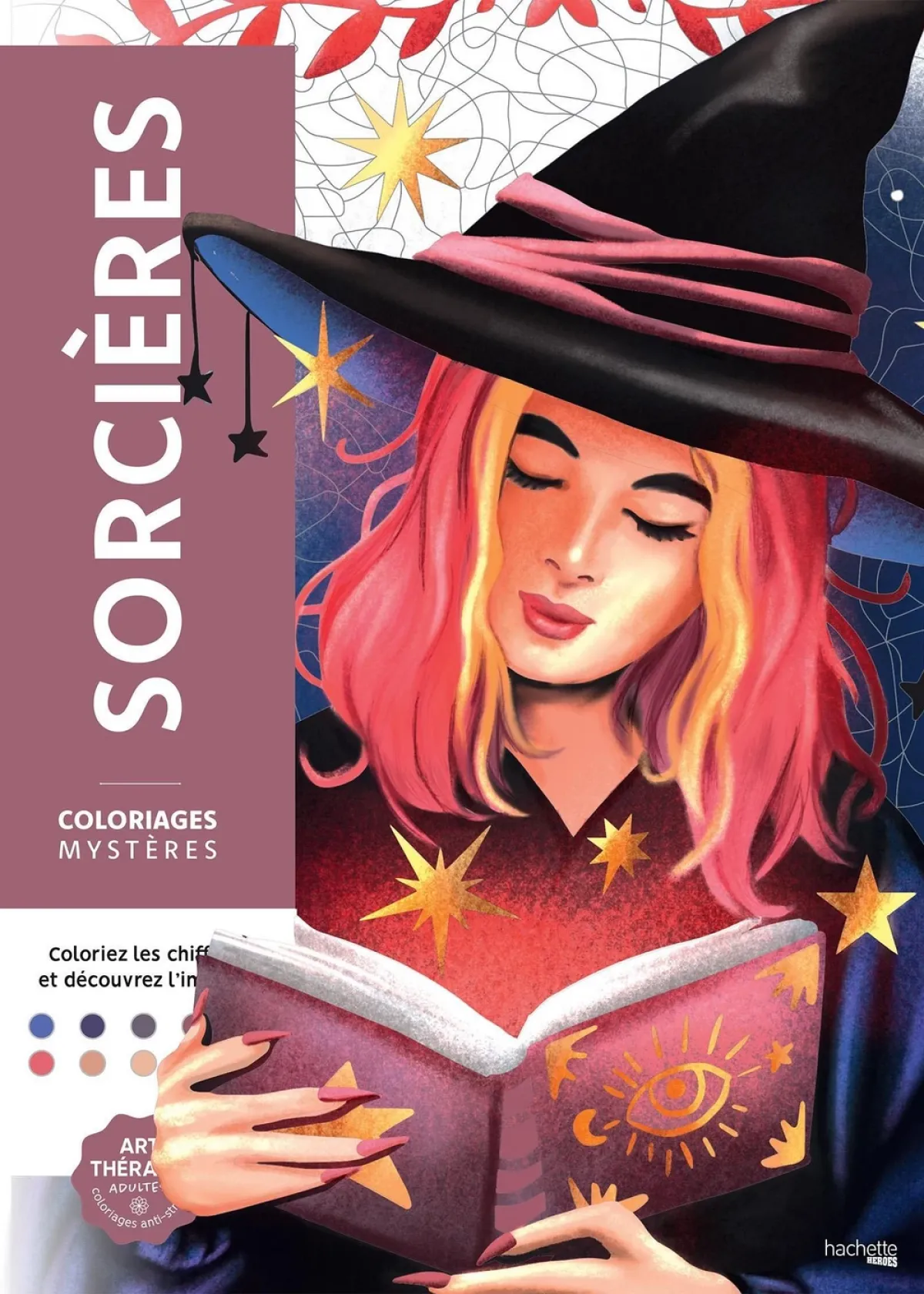 Cover of Coloriages Mystères - Sorcières.