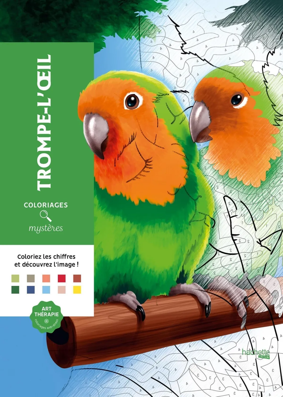 Cover of Coloriages mystères - Trompe l'oeil.