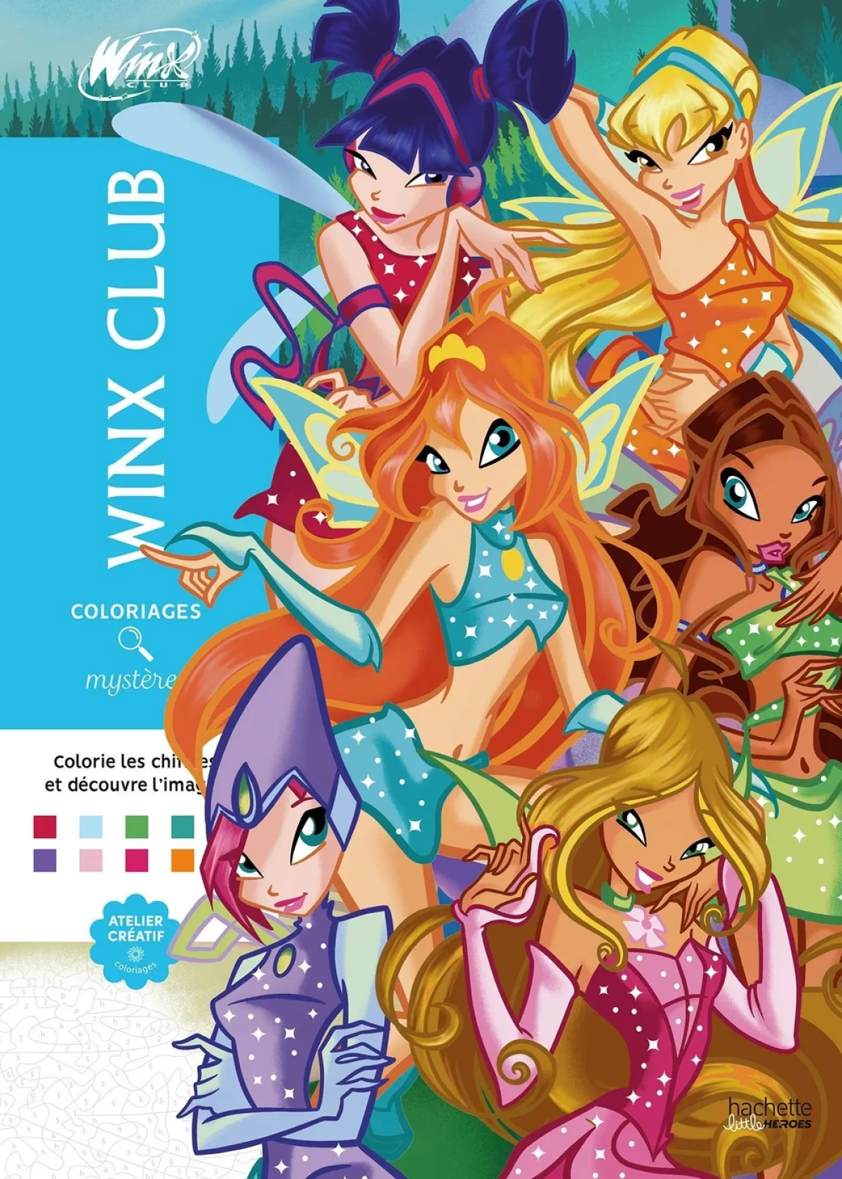 Cover of Coloriages Mystères - Winx Club.