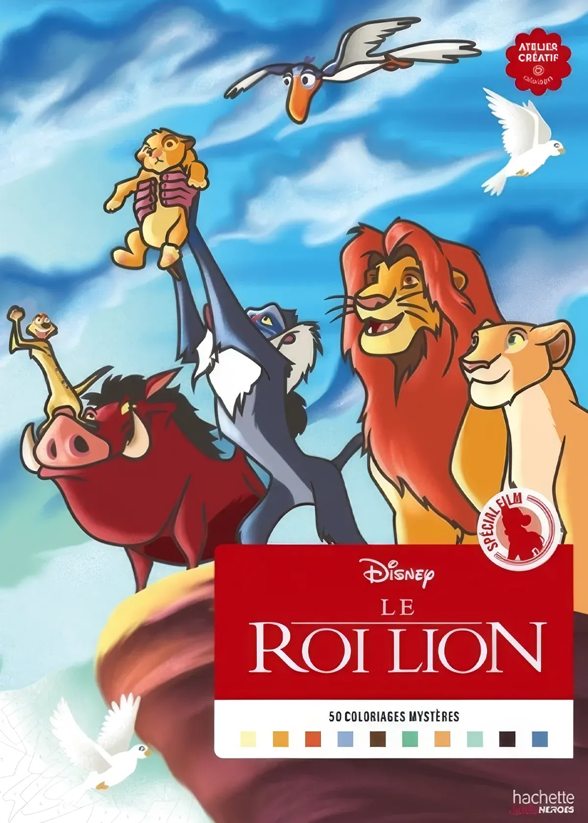 Cover of Coloriages mystères - Lion King